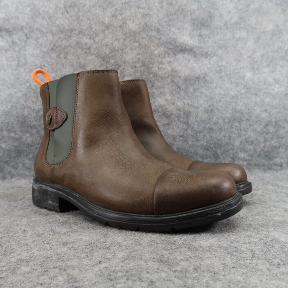 Camper Shoes - Camper Shoes Womens 38 Ankle Bootie Side Gore Leather Logo Snap Cap Toe Neuman